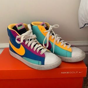 colorful nike blazers